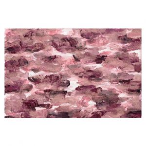 Decorative Floor Covering Mats | Julia Di Sano - Floral Spray 8 | flower pattern abstract petal