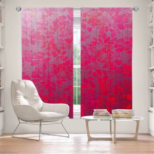 Decorative Window Treatments | Julia Di Sano - Floral Wash Pink