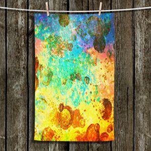 Unique Hanging Tea Towels | Julia Di Sano - Fly Me to the Moon I | Abstract
