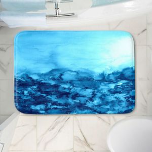Decorative Bathroom Mats | Julia Di Sano - Into the Eye Turquoise