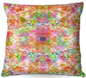 Decorative Outdoor Patio Pillow Cushion | Julia Di Sano - Jewel in the Crown III