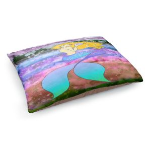 Decorative Dog Pet Beds | Julia Di Sano - Mermaid Pearl 1 | Blonde Mermaid Ocean Swimming