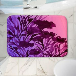 Decorative Bathroom Mats | Julia Di Sano - Petal Thoughts Pink Purple