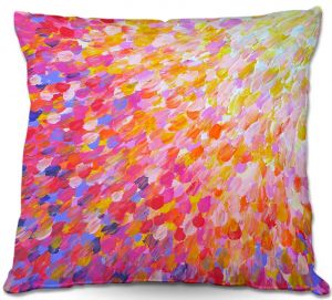 Unique Throw Pillows from DiaNoche Designs by Julia Di Sano - Splash Out Pink | 20X20