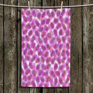 Unique Hanging Tea Towels | Julia Di Sano - Tropical Palms 4 | pattern nature tree leaves
