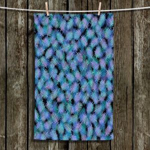 Unique Bathroom Towels | Julia Di Sano - Tropical Palms 6 | pattern nature tree leaves