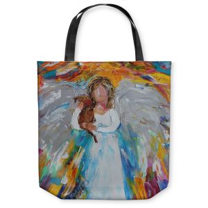 Unique Shoulder Bag Tote Bags |Karen Tarlton - Angel Puppy
