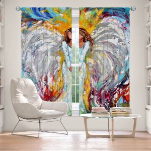 Decorative Window Treatments | Karen Tarlton Angel Watching Over Me