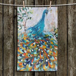 Unique Bathroom Towels | Karen Tarlton - Fabulous Peacock