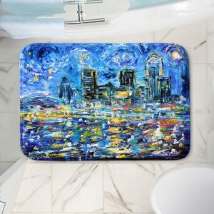 Decorative Bathroom Mats | Karen Tarlton - Starry Night