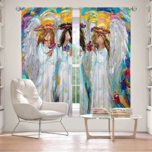 Decorative Window Treatments | Karen Tarlton - Three Spring Angels | People Spiritual