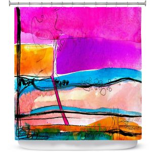 Premium Shower Curtains | Kathy Stanion - Abstraction XXVII