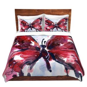 Artistic Duvet Covers and Shams Bedding | Kathy Stanion - Butterfly Delight IX