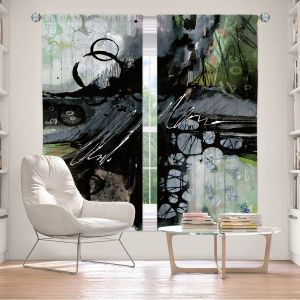 Decorative Window Treatments | Kathy Stanion - Coddiwomple12 | abstract brush strokes collage