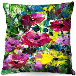 Throw Pillows Decorative Artistic | Kathy Stanion - Meadow Dreams 46 | Nature Flowers