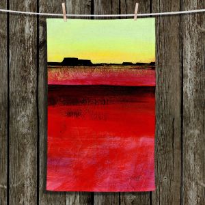 Unique Hanging Tea Towels | Kathy Stanion - Mesa XIII | Desert Landscape