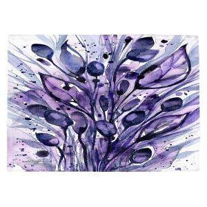 Countertop Place Mats | Kathy Stanion - Organic Impressions 119 | flower watercolor