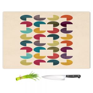 Artistic Kitchen Bar Cutting Boards | Kim Hubball - Geo Circles