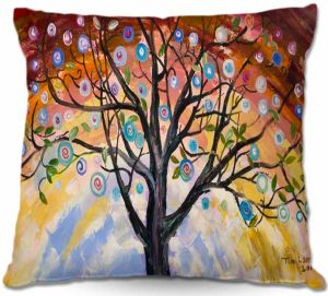 Throw Pillows Decorative Artistic | Lam Fuk Tim Abstract Blossom I