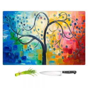 Artistic Kitchen Bar Cutting Boards | Lam Fuk Tim - Colorful Tree ll