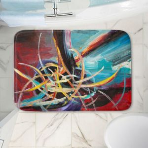 Decorative Bathroom Mats | Lam Fuk Tim - Spiral Maze 1 | abstract shape lines