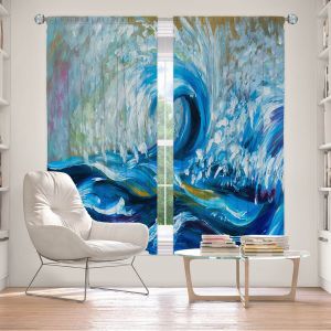 Decorative Window Treatments | Lam Fuk Tim - Wave Rolling 3 | water sea ocean