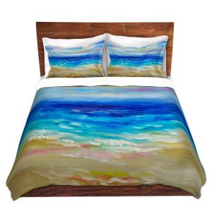Artistic Duvet Covers and Shams Bedding | Lam Fuk Tim - Waves Abstract lll