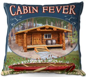 Throw Pillows Decorative Artistic | Lantern Press - Cabin Fever