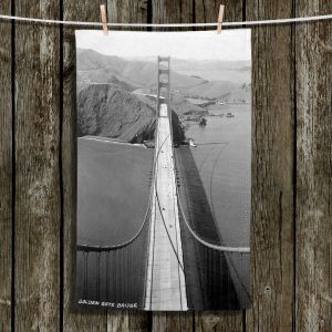 Unique Bathroom Towels | Lantern Press - San Francisco Golden Gate Bridge II
