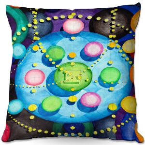 Throw Pillows Decorative Artistic | Lorien Suarez - Spheres 14 | Circle Art Abstract