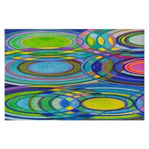 Decorative Floor Covering Mats | Lorien Suarez - Water Series 1 | Abstract patterns