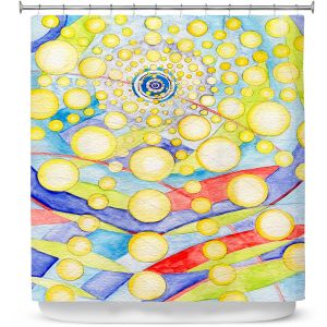 Premium Shower Curtains | Lorien Suarez - Water Series 12 | Abstract patterns