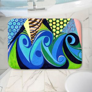 Decorative Bathroom Mats | Lorien Suarez - Water Series 4 | Abstract patterns