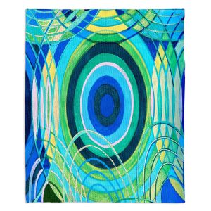 Decorative Fleece Throw Blankets | Lorien Suarez - Water Series 8 | Abstract patterns