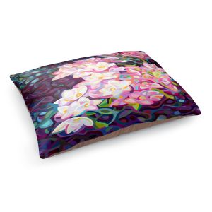 Decorative Dog Pet Beds | Mandy Budan - Cascade | flower surreal shapes abstract