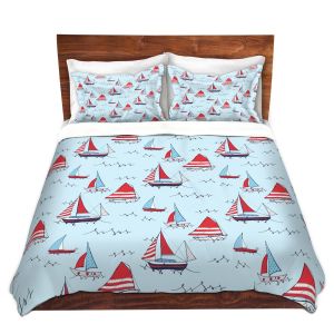 Unique Duvet Microfiber Queen from DiaNoche Designs by MaJoBV - Rock Ur Boat