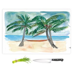 Artistic Kitchen Bar Cutting Boards | Markus Bleichner - Florida Keys Hammock | Beach Ocean Landscape Trees