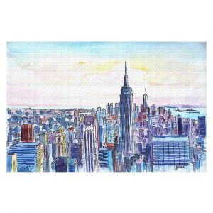 Decorative Floor Coverings | Markus Bleichner - NYC Manhattan Skyline
