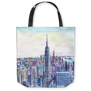 Unique Shoulder Bag Tote Bags | Markus Bleichner - NYC Manhattan Skyline