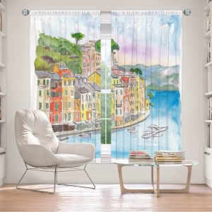 Decorative Window Treatments | Markus Bleichner - Portofino 2 | Cities Countries Beach