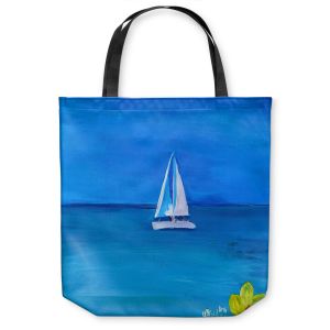 Unique Shoulder Bag Tote Bags |Markus Bleichner - Sailing Into The Blue ll