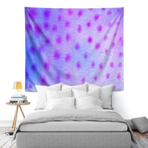 Artistic Wall Tapestry | Marley Ungaro Artsy Purple Spots
