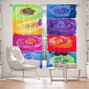Decorative Window Treatments | Marley Ungaro Artsy Rainbow Box