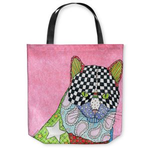 Unique Shoulder Bag Tote Bags | Marley Ungaro - Cat Light Pink