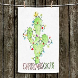 Unique Bathroom Towels | Marley Ungaro - Christmas Cactus