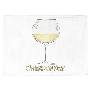Countertop Place Mats | Marley Ungaro - Cocktails Chardonnay | Wine Glass