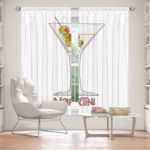 Decorative Window Treatments | Marley Ungaro - Cocktails Martini | Water color still life class drink alcohol