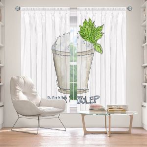 Decorative Window Treatments | Marley Ungaro - Cocktails Mint Julep | Water color still life class drink alcohol