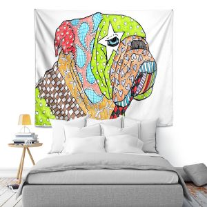 Artistic Wall Tapestry | Marley Ungaro English Bulldog
