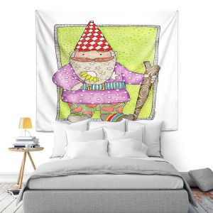 Artistic Wall Tapestry | Marley Ungaro - Gnome | Garden Gnome